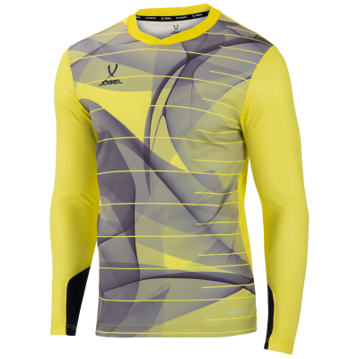 Свитер вратарский DIVISION PerFormDRY GK Pattern LS, желтый/черный/белый, детский